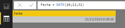 Función DATE: Ejemplo de uso