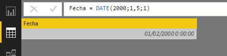 Función DATE: Ejemplo de uso