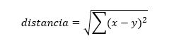 Distancia euclidea