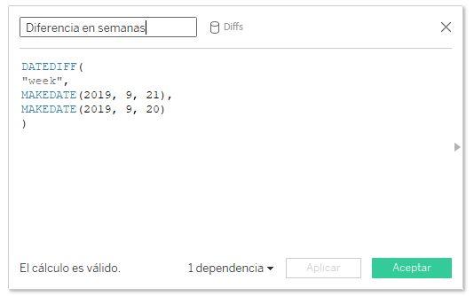 Función DATEDIFF