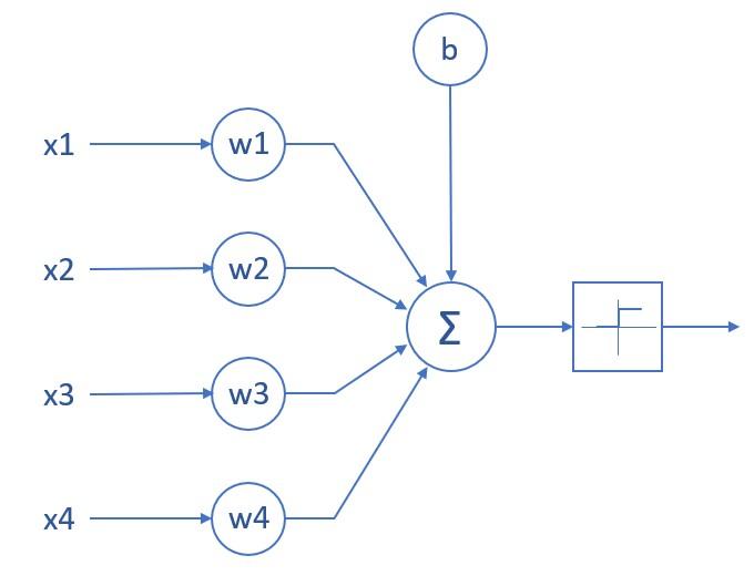 Esquema del perceptrón