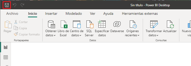 Guardado del informe