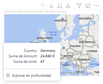 Personalización de la ventana de información