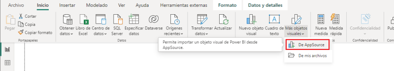El Marketplace de objetos visuales